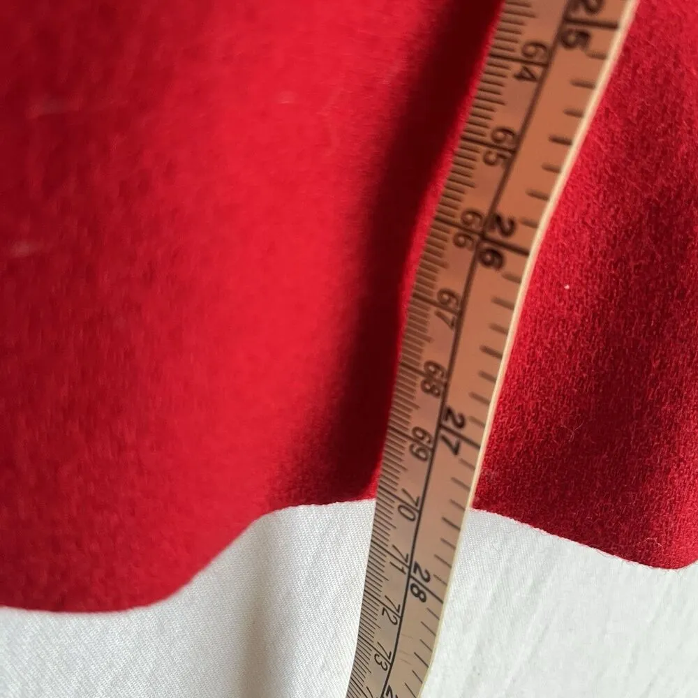 Vintage Pendleton 100% Wool Red Blazer Jacket 4 Buttons Sz 14 L Classic US Made - Image 5