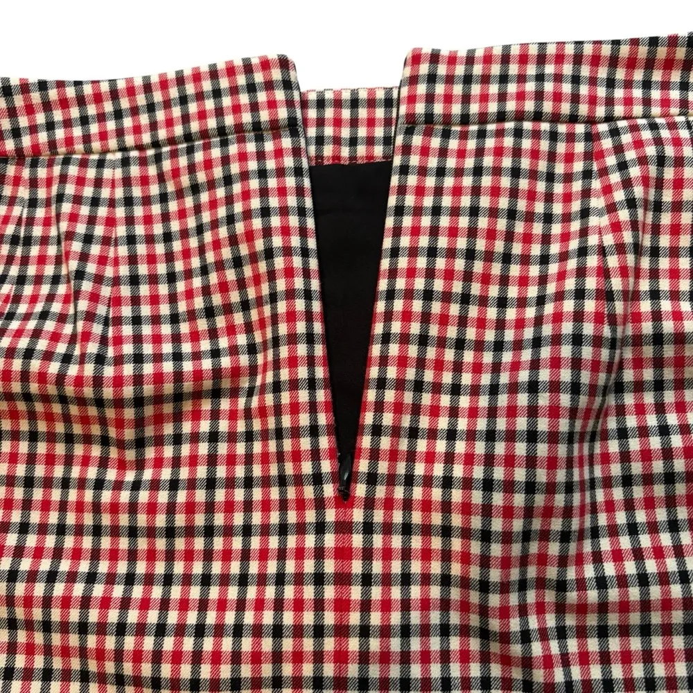 NWT, Talbots Gingham Twill Pencil Skirt, Sz 4P - Image 12