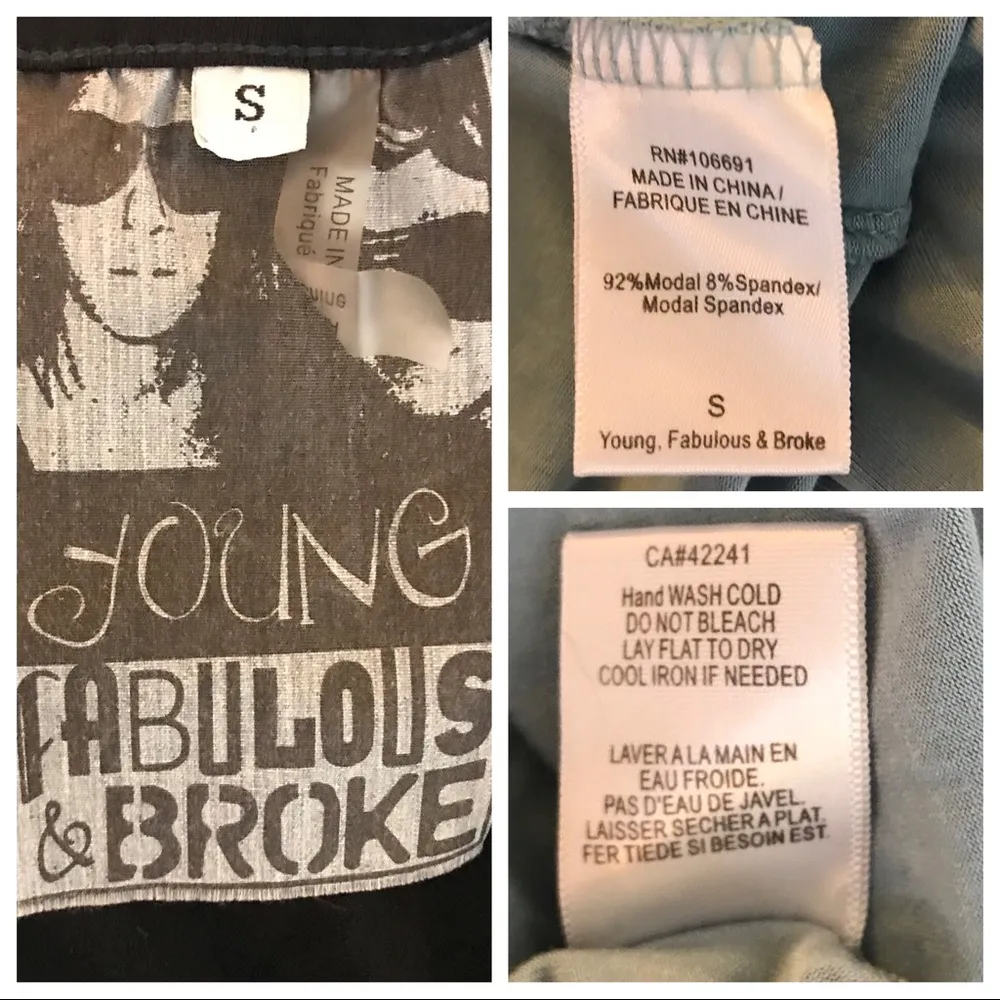 Young Fabulous and Broke Maxi Dress Ombre Sz Small - Image 7