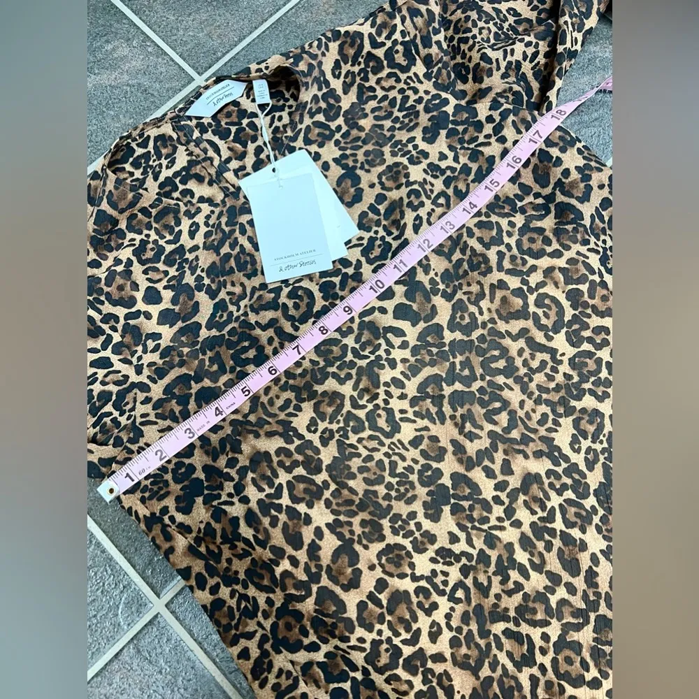 NEW & Other Stories Cheetah Leopard Printed Floaty A-Line Mini Dress 6 NWT - Image 11