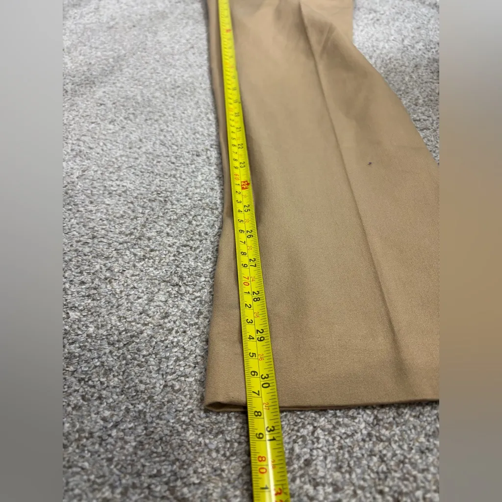 41 Hawthorn Camel Women’s 8 Cotton High Rise Straight Skinny Work Pants Tan - Image 5