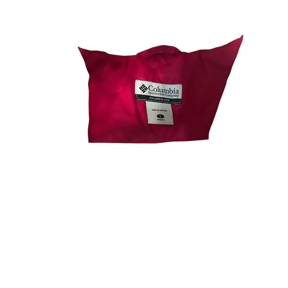 Columbia Women’s Large Pink Quilted Hooded Parka - Image 5