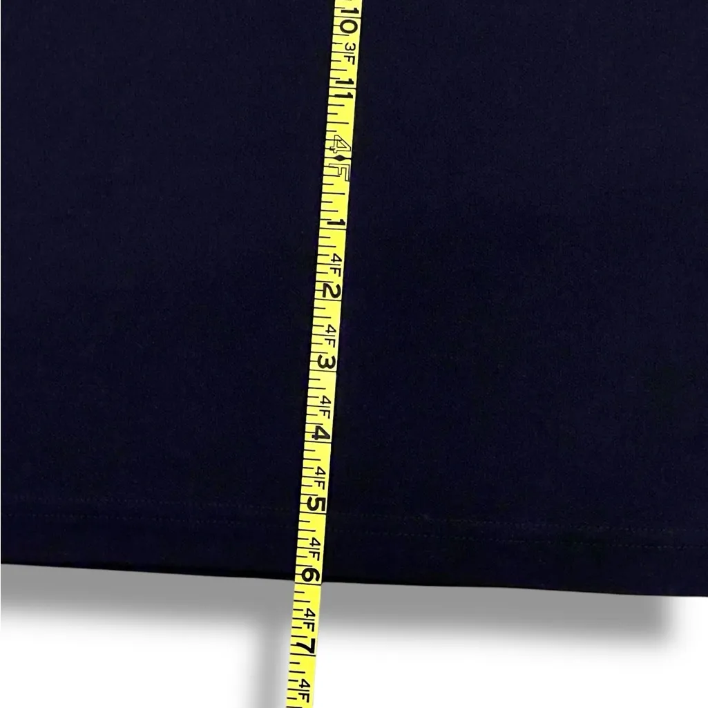 Valerie Stevens Black Shift Dress Size L Sleeveless Long Heavy Slit Sides - Image 11