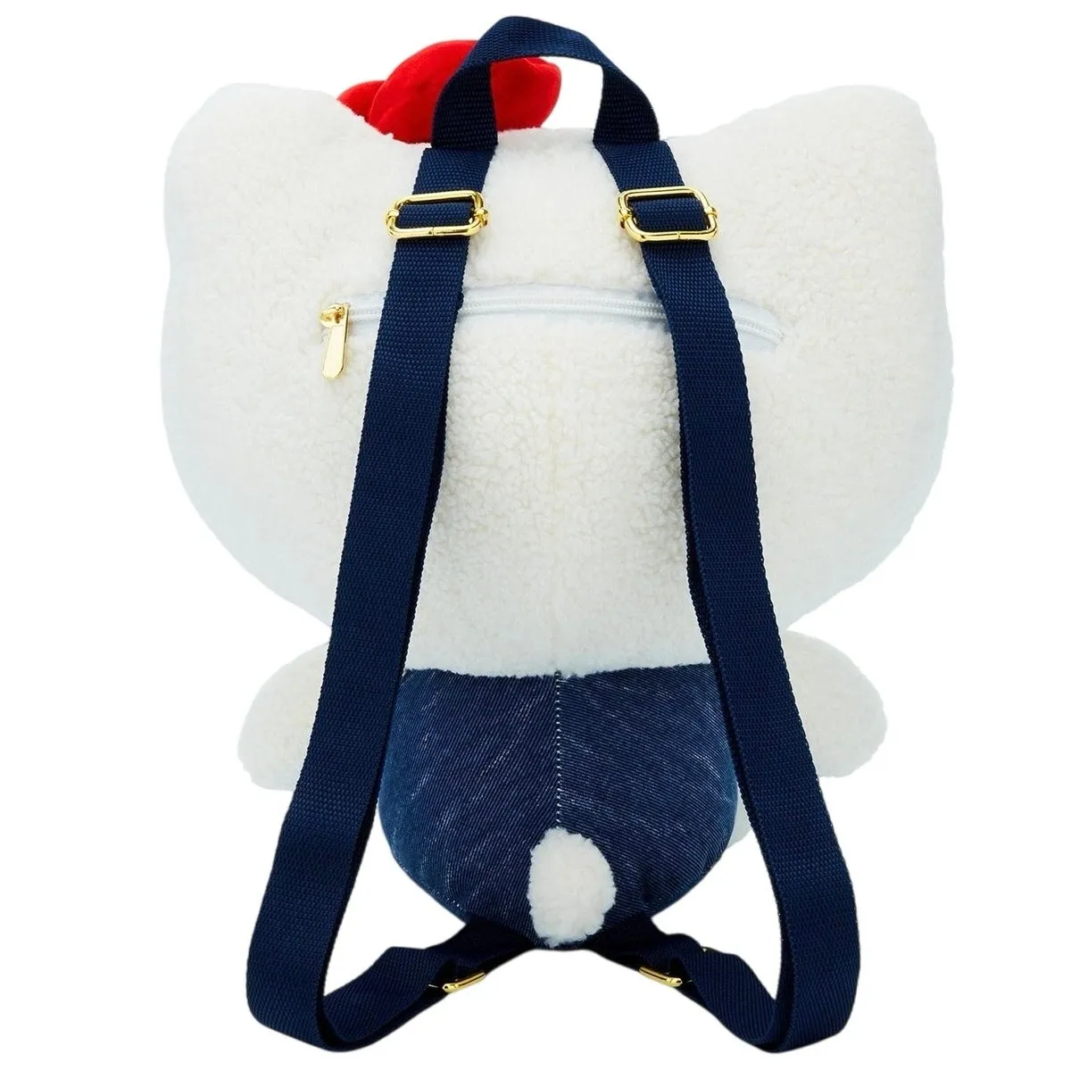 Hello Kitty Sherpa Figural Plush Backpack nwt - Image 3