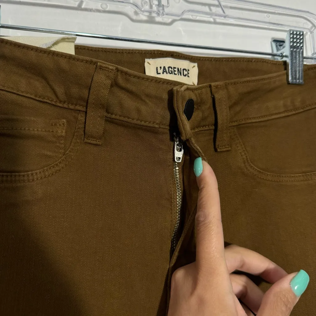 L'Agence NWT  Margot High Rise Skinny In‎ Cedar Size 26 - Image 8