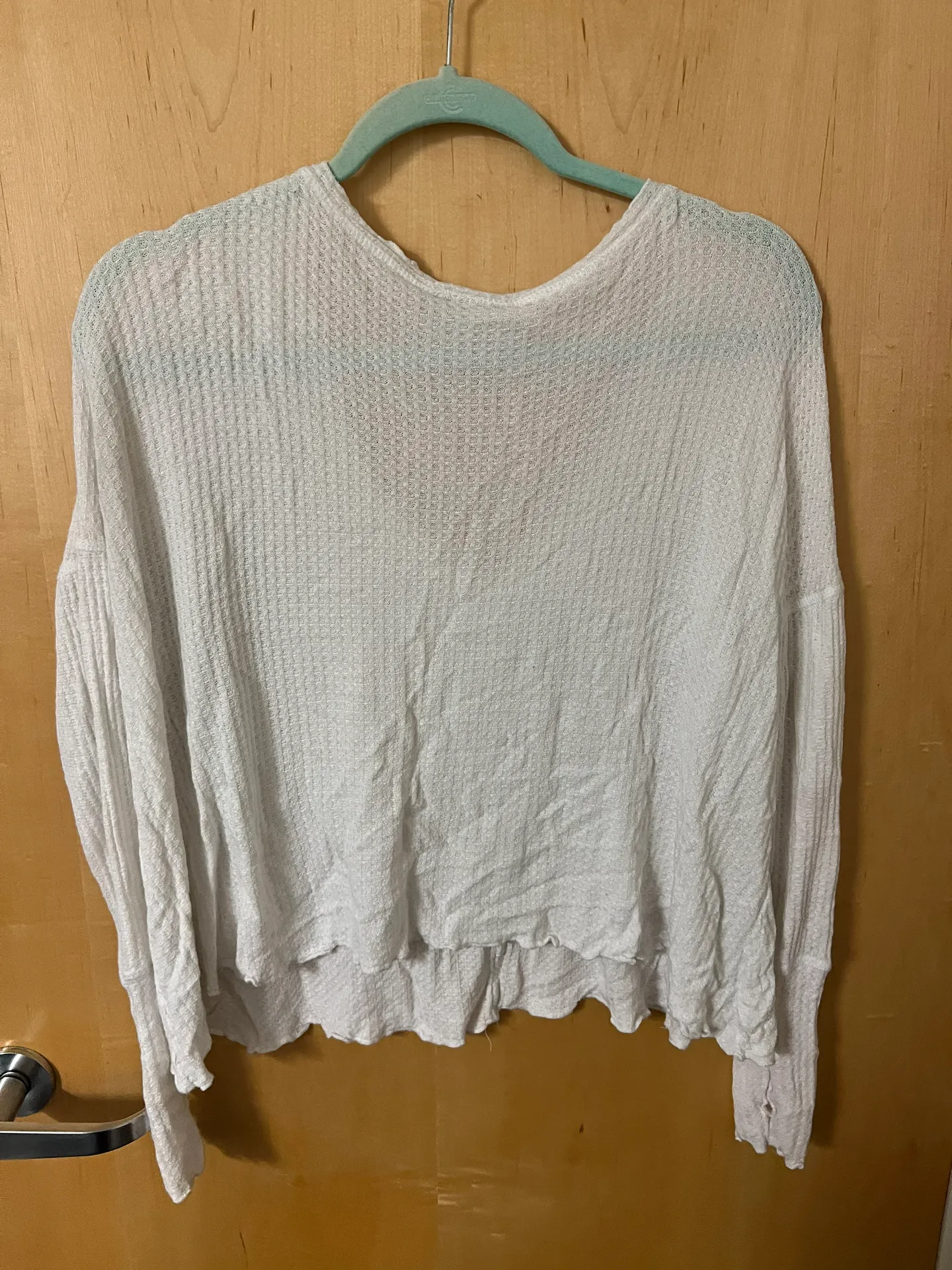 Lulus Small Lulu’s Comfort Zone White Long Sleeve Thermal Top - Image 3