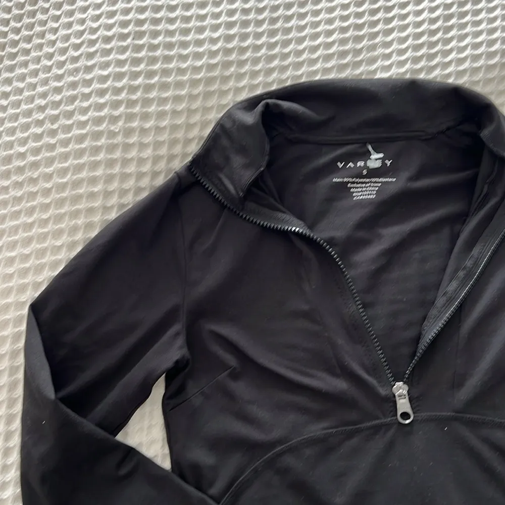 VARLEY Marvale Midlayer Half Zip Pullover Long Sleeve Top Black Size S $99 - Image 5