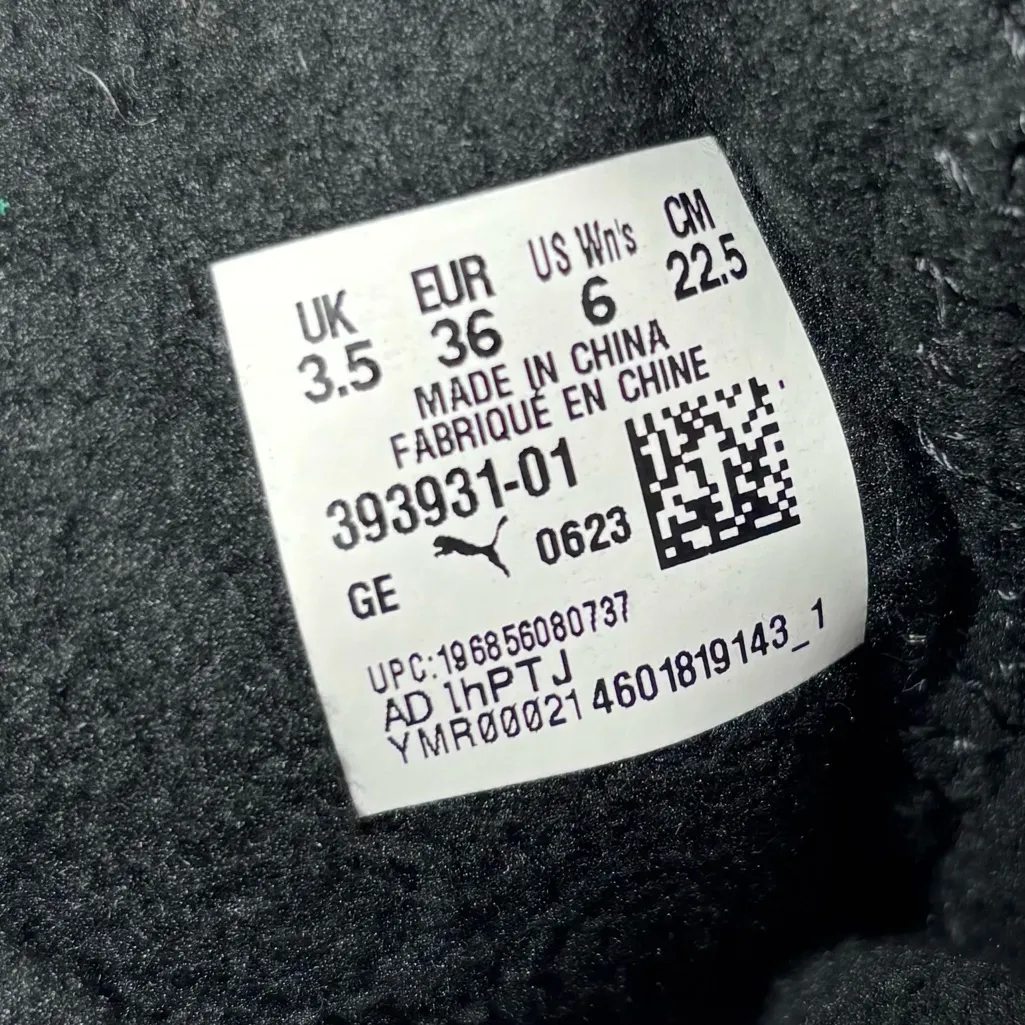 PUMA Sleek Black Winter Snow Boots Size 6 NEW - Image 11