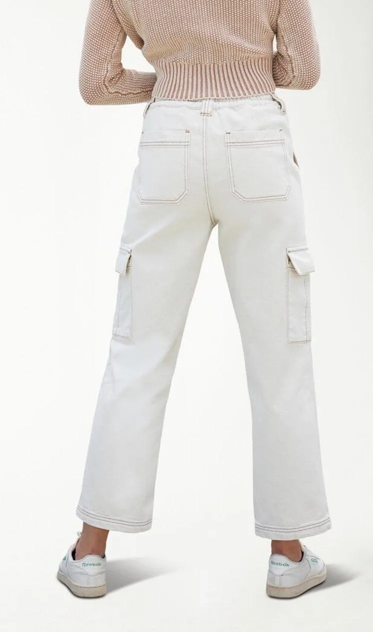 PacSun off white cargo pant - Image 2