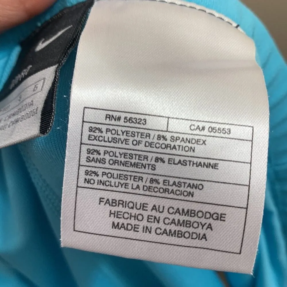 Nike Dri-Fit Sky Blue Dual Slit Skort - Image 3