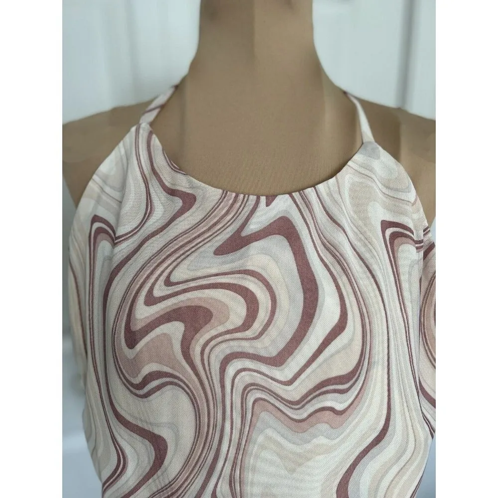 Sadie & Sage Pink Multicolor Halter Style Criss - Image 2