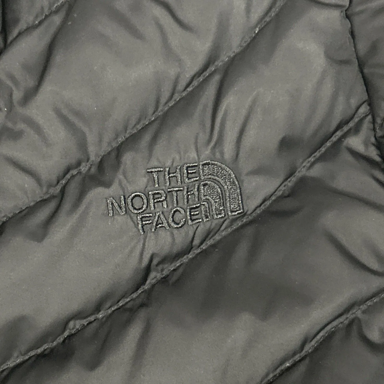 The North Face Coat Womens Large Black Long Duster 700 Down Fill Coat *No Hood* - Image 2