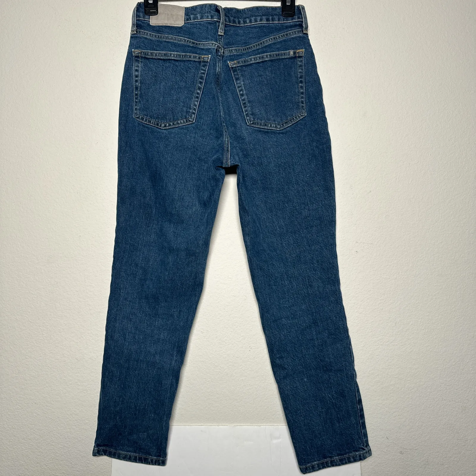Everlane The Original Cheeky Jean Blue Cropped High Rise 26 - Image 7