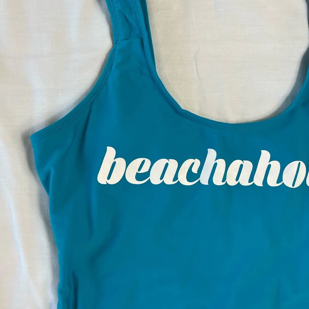 No Boundaries Medium Blue Beachaholic One Piece Swimsuit - Image 3