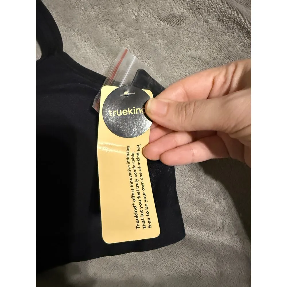 NWT Shapermint Truekind Daily Comfort Wirefree Shaper Bra Black Pad Size M - Image 5