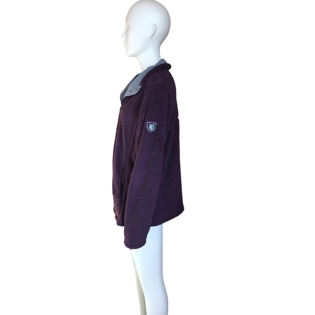 Kuhl Purple Fuzzy Pullover Jacket - Image 4