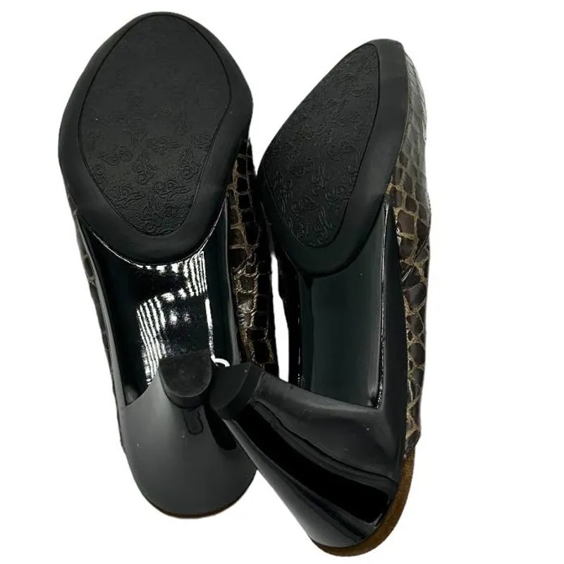 HELLE COMFORT Brown Kenton Slip On Shoes Size 6.5/7 EU Size 37 - Image 5