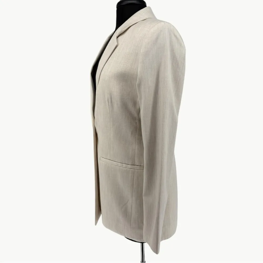 NWT Everlane The Relaxed Blazer in Buttersmooth | Sz 4 | Heathered Oat - Image 10