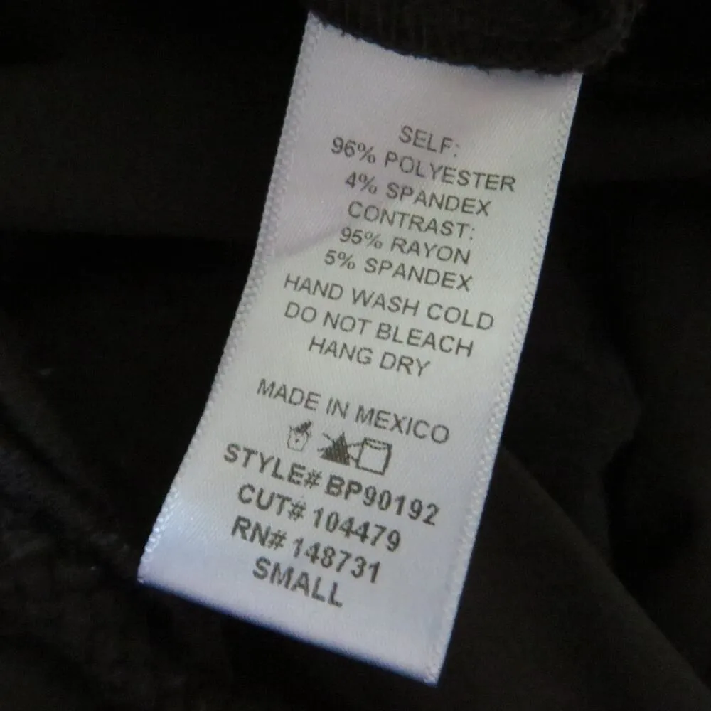 Wishful Thinking Joggers Pull On Comfy Lounge Pants Womens S Black - Image 8