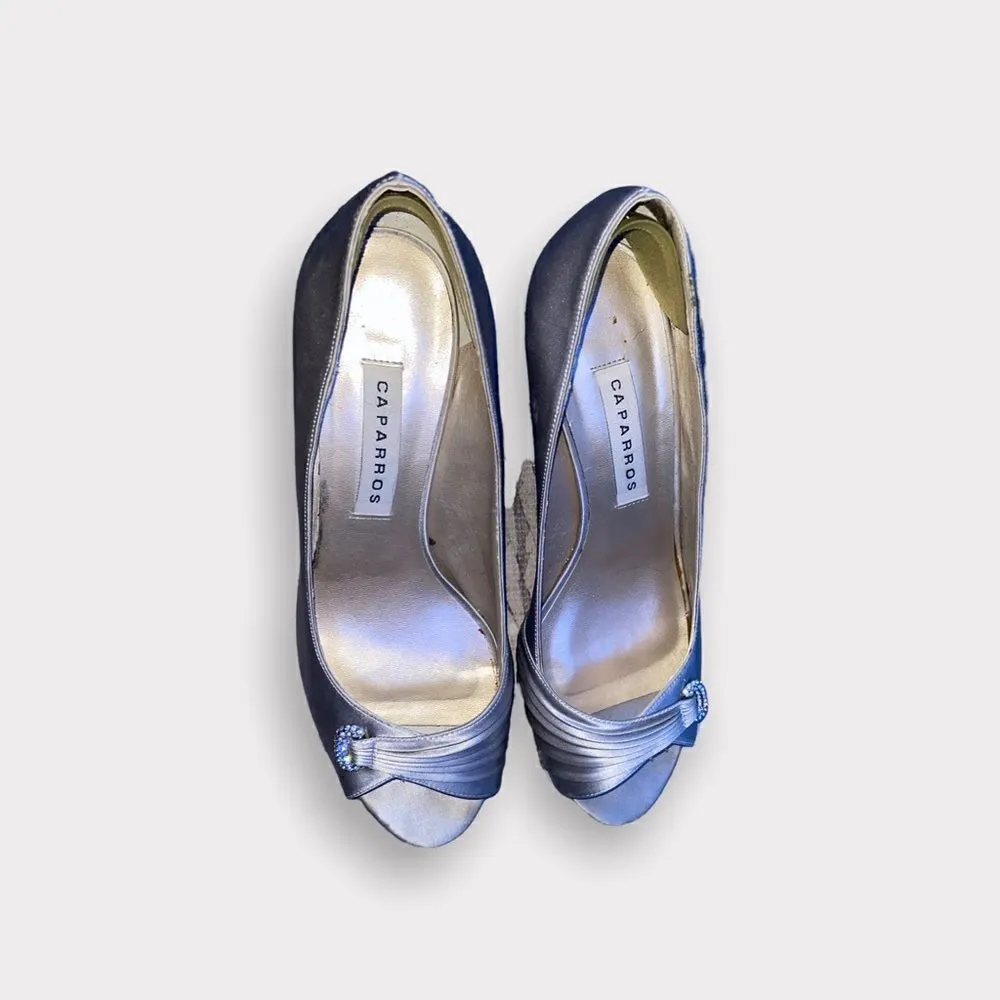 Caparros Tan Satin Shoe Size 10 B - Image 5