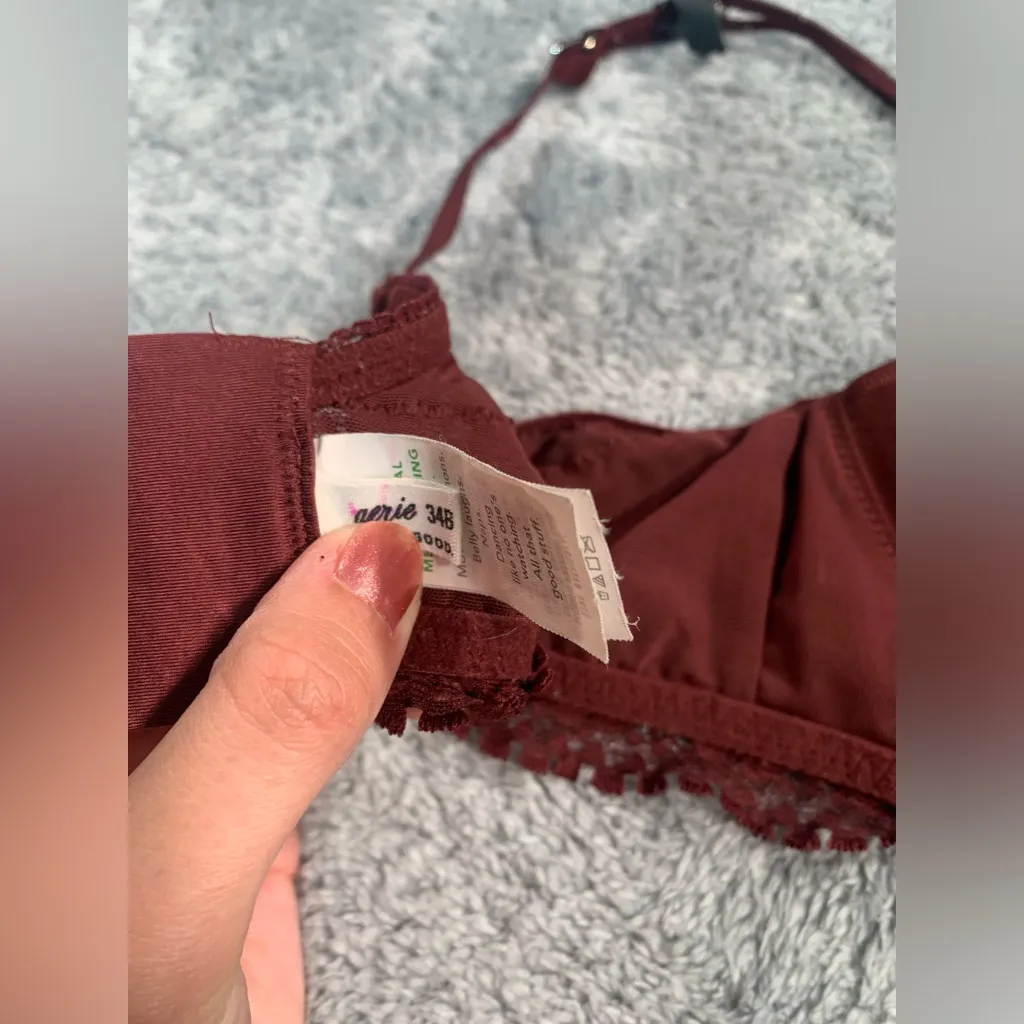 Aerie wireless bra 34B lace - Image 10