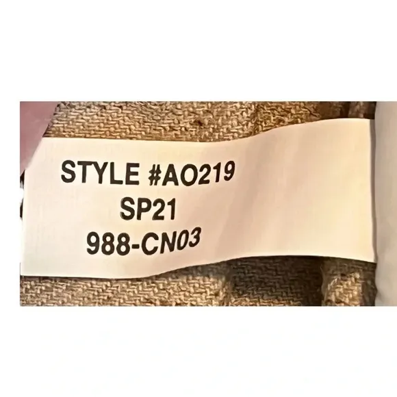 MADEWELL DRAWSTRING PLEATED PAPER BAG COTTON LINEN TAN BEIGE SHORTS SIZE SMALL‎ - Image 10