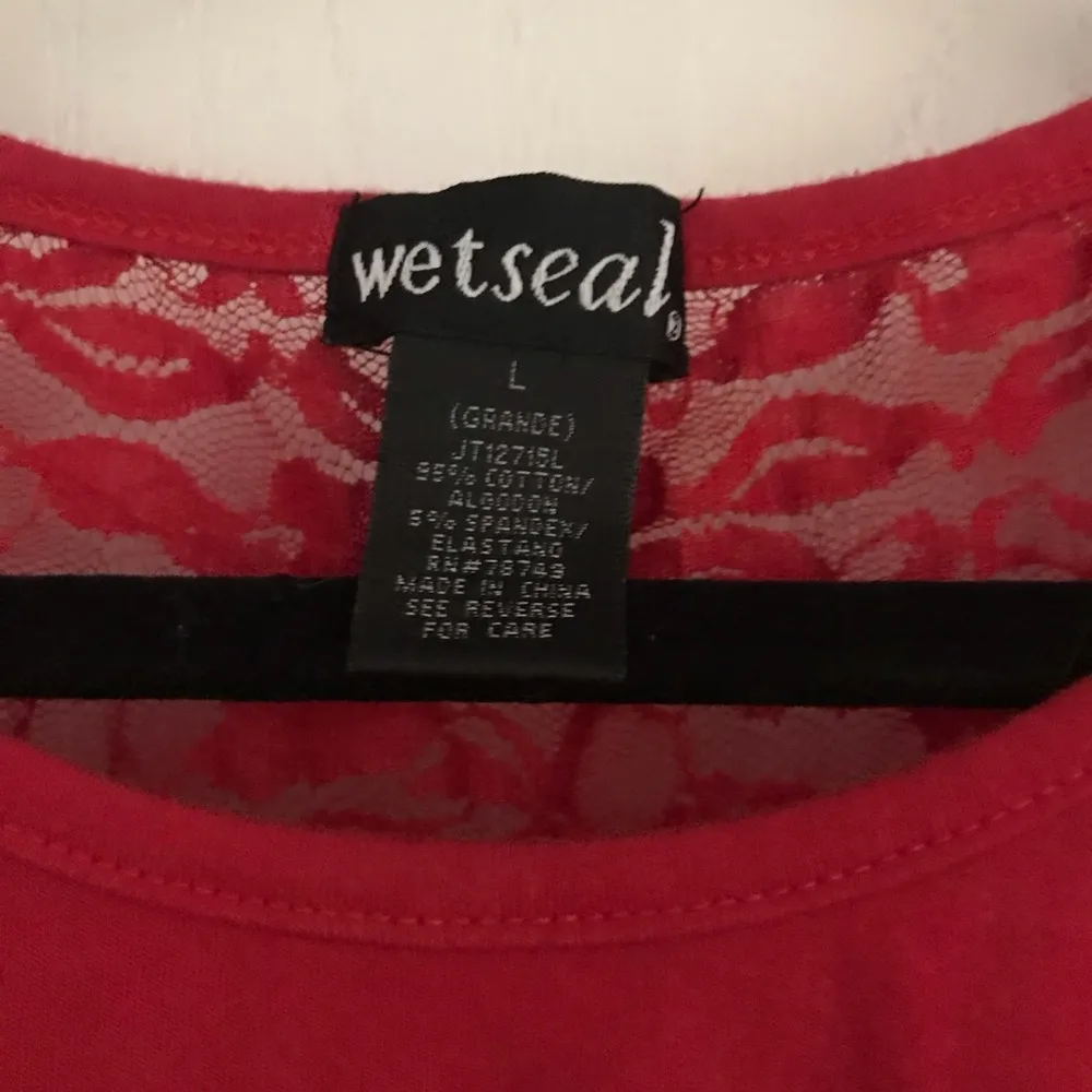 Wet Seal  Lace back tee - Image 8