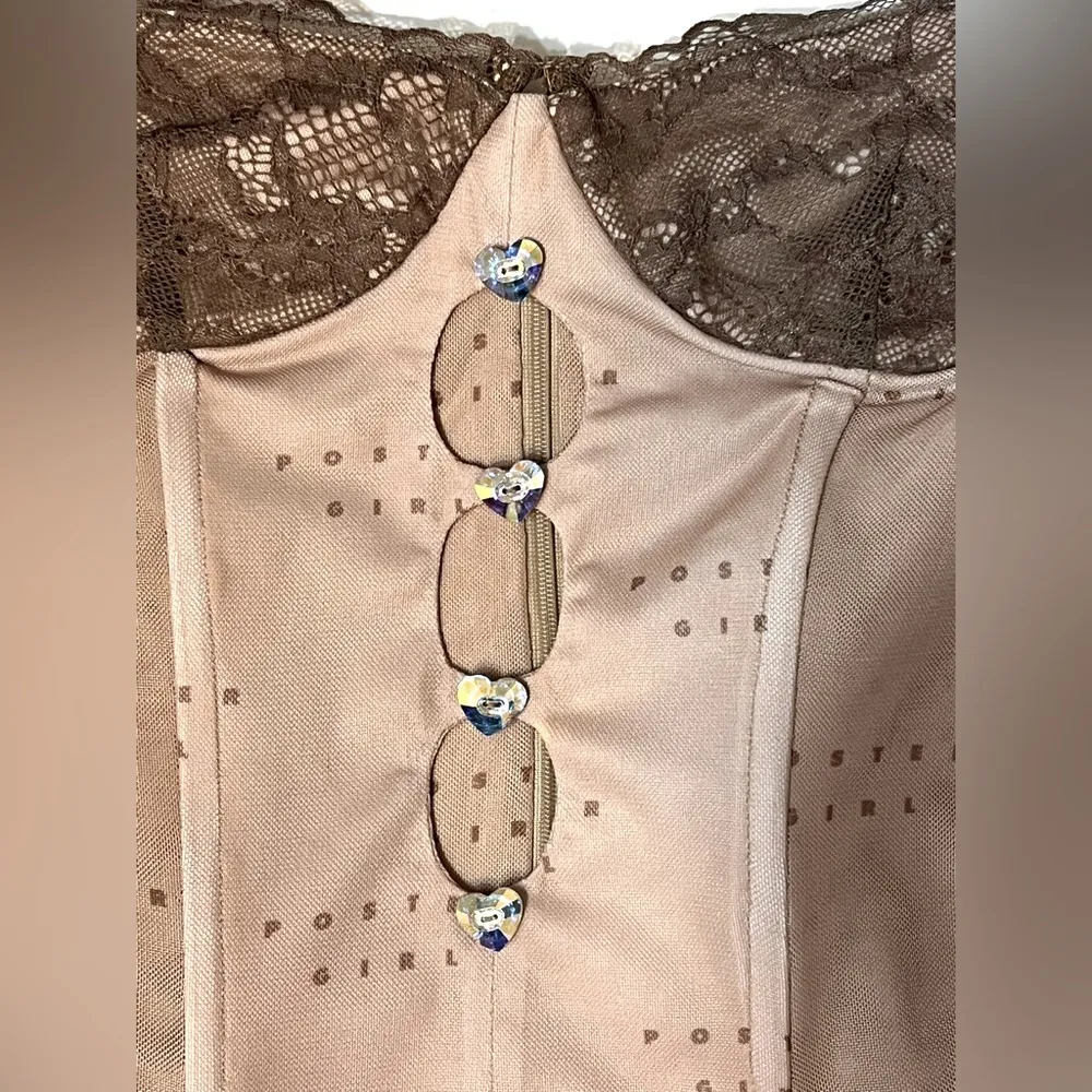 NWT Poster Girl The Jasmine Jumpsuit Marlboro Light Brown, size S - Image 5