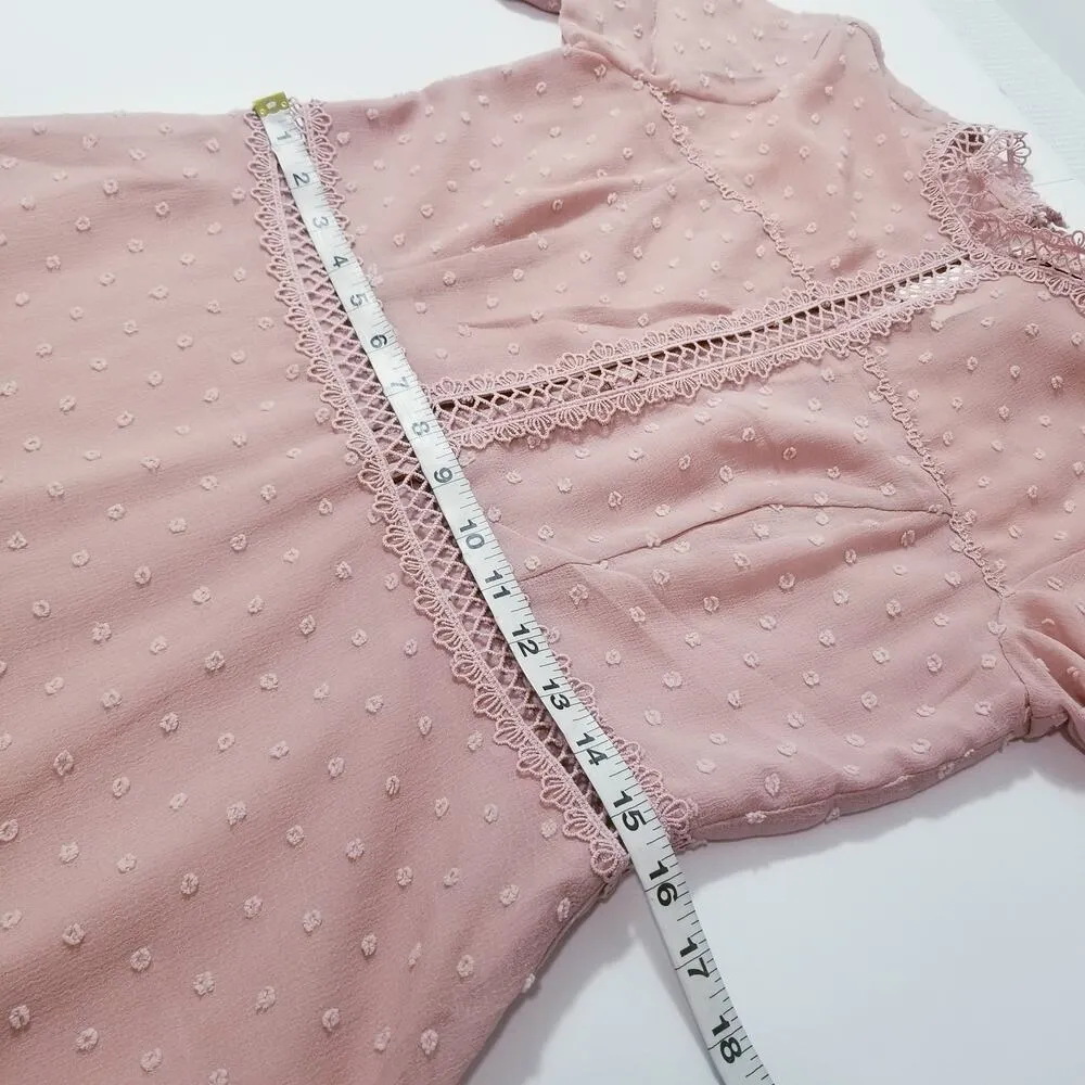 Bardot Latte Pink Blush Cherie Doddy Dress Long Sleeves - Image 8