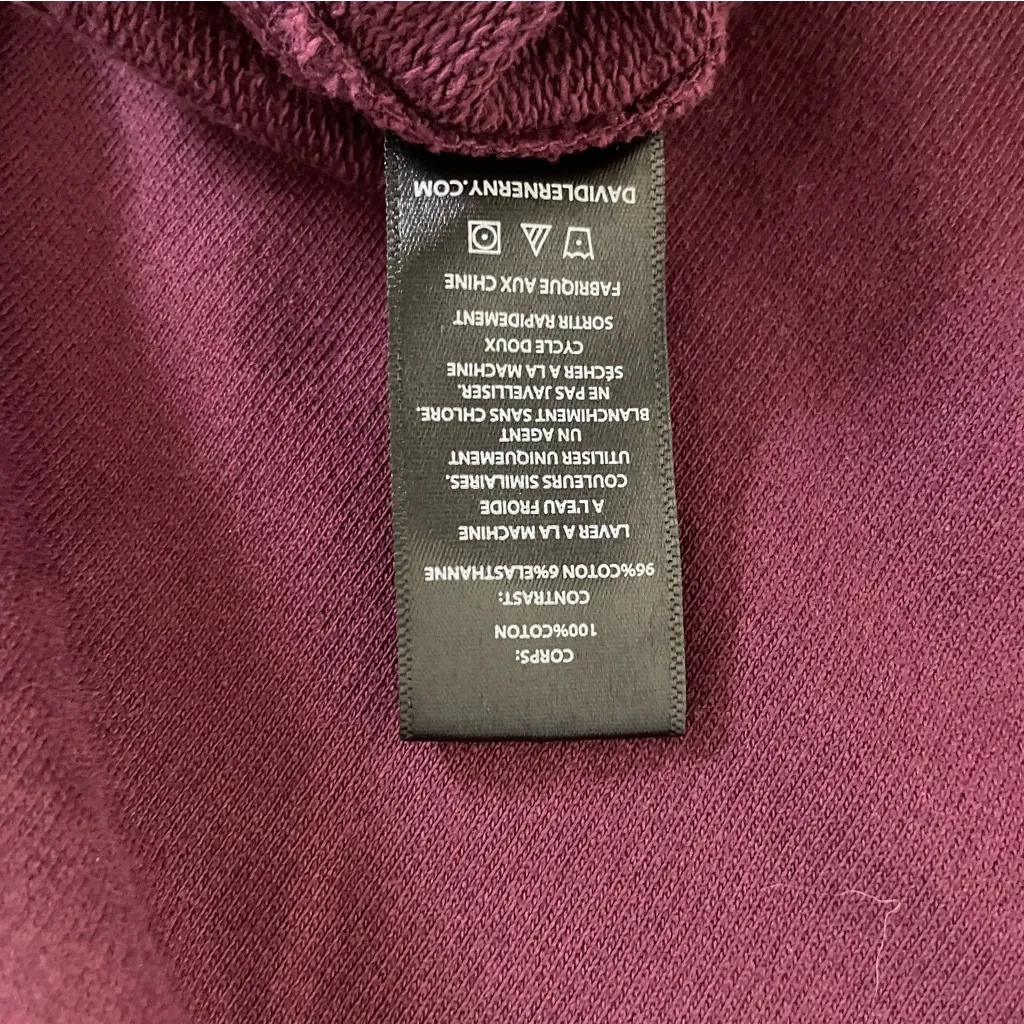 Studio Collection by David Lerner Puffy Sleeve Sweatshirt Red - Image 6