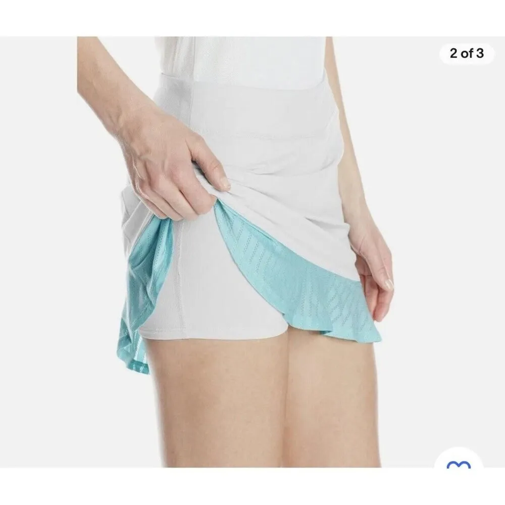 Adidas Athletic Mesh Skort Women’s Size XL  Light Blue Tennis, Golf, Outdoors - Image 3