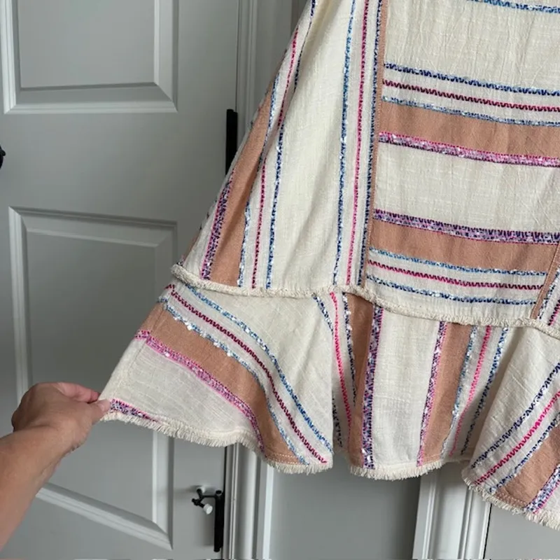 Anthropologie Holding Horses Elira Tunic Dress Size: Small - Image 6