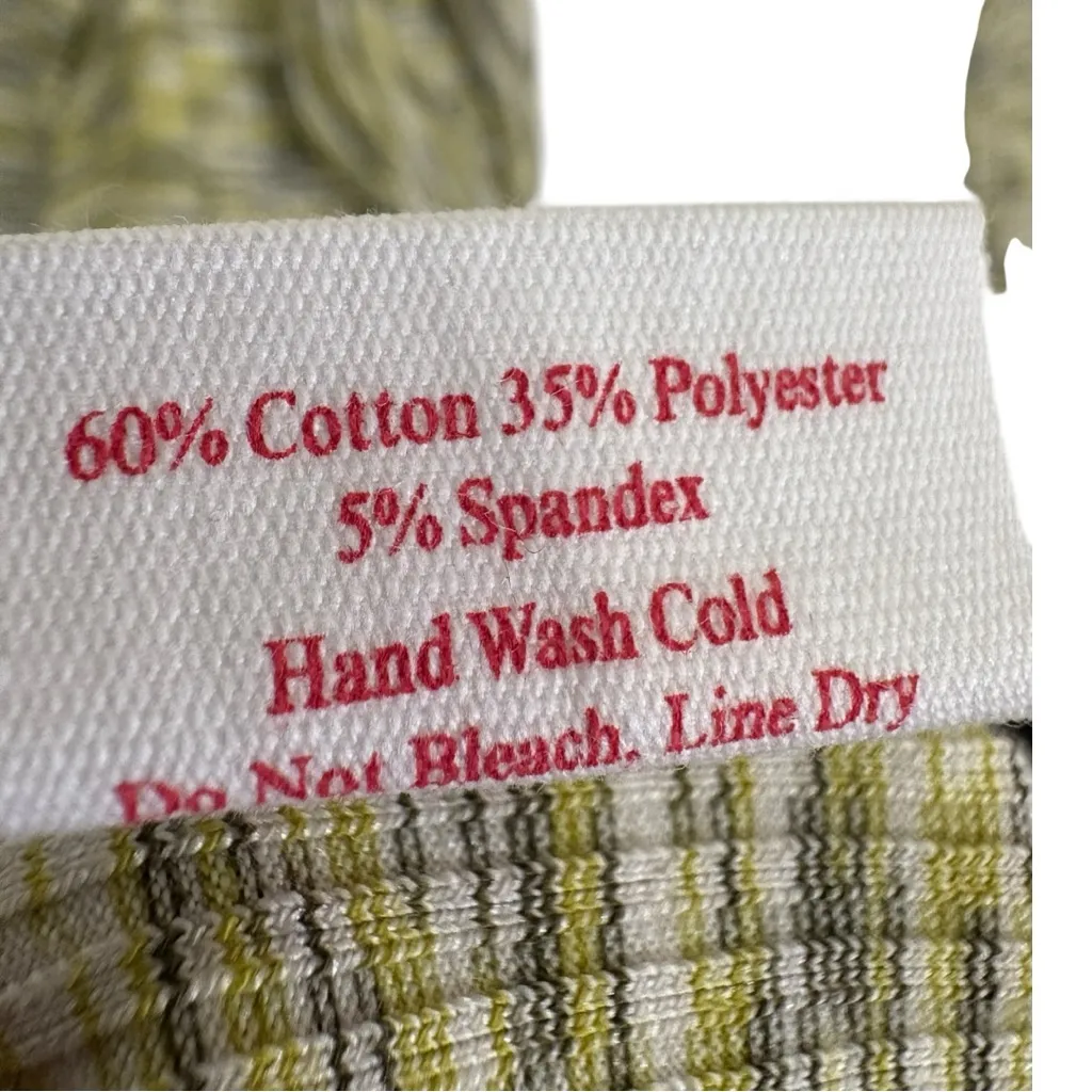 LISA SAYS GAH Lucille Wrap Dress Honeydew Space Knit Size XS - Image 13