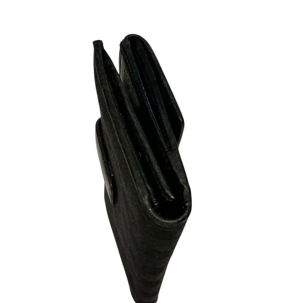 GUCCI GG Leather and Canvas Continental Wallet Black GUC - Image 14