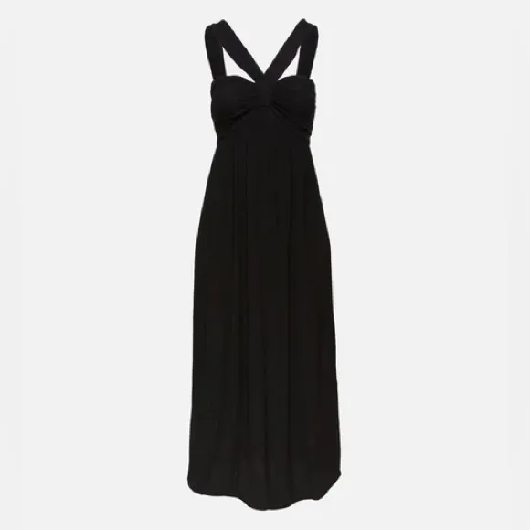 NEW NWT La Ligne Aria Maxi Dress In Black - Image 3