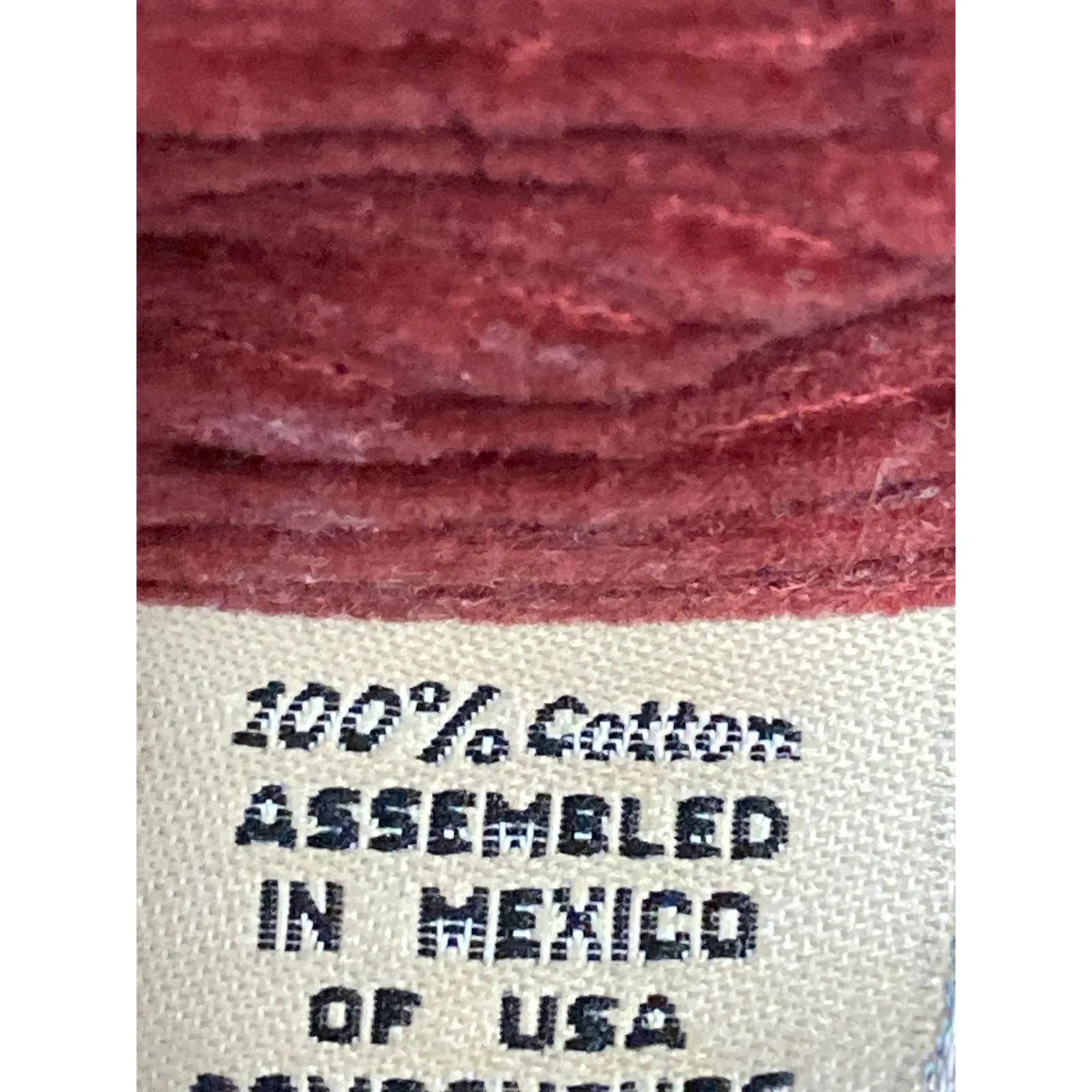 Woolrich Women's Red Corduroy Long Sleeve Pocket Button Down Shirt Top Size S - Image 4