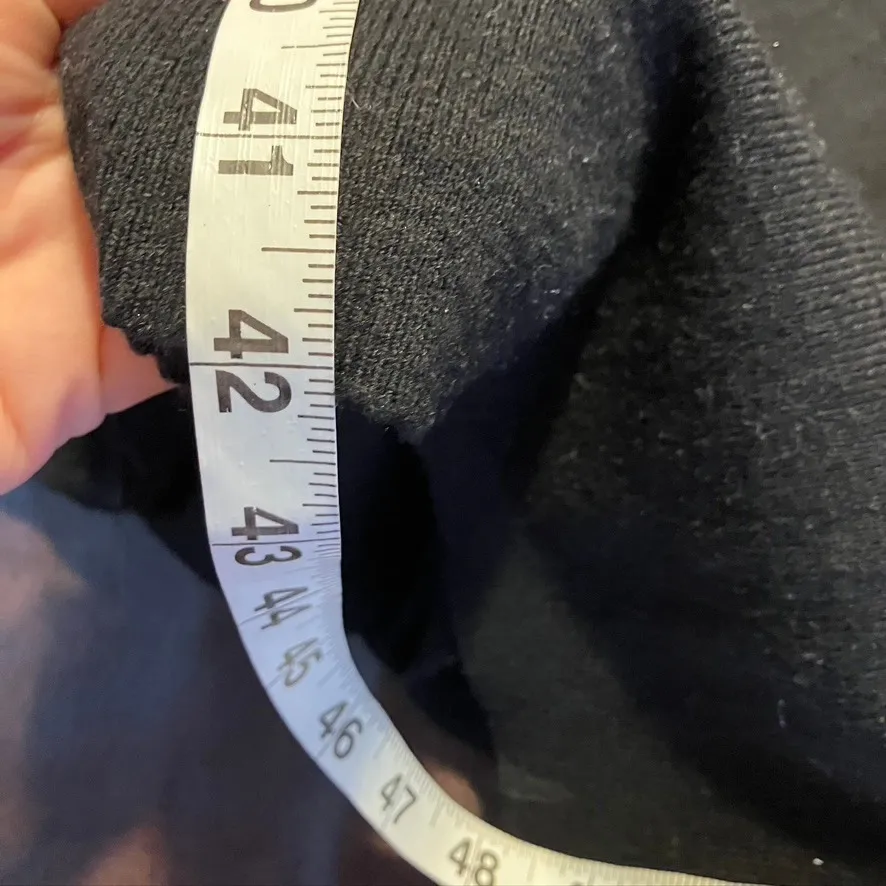 Evereve Women's Black Knit Hoodie Sweater Dress Size L‎ Loungewear Casual - Image 11