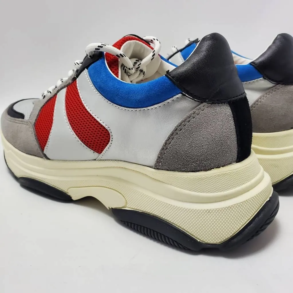 Aqua Womens AQ-IKE Sneakers Shoes Multicolor Color Leather Lace Up Size 9.5M - Image 9