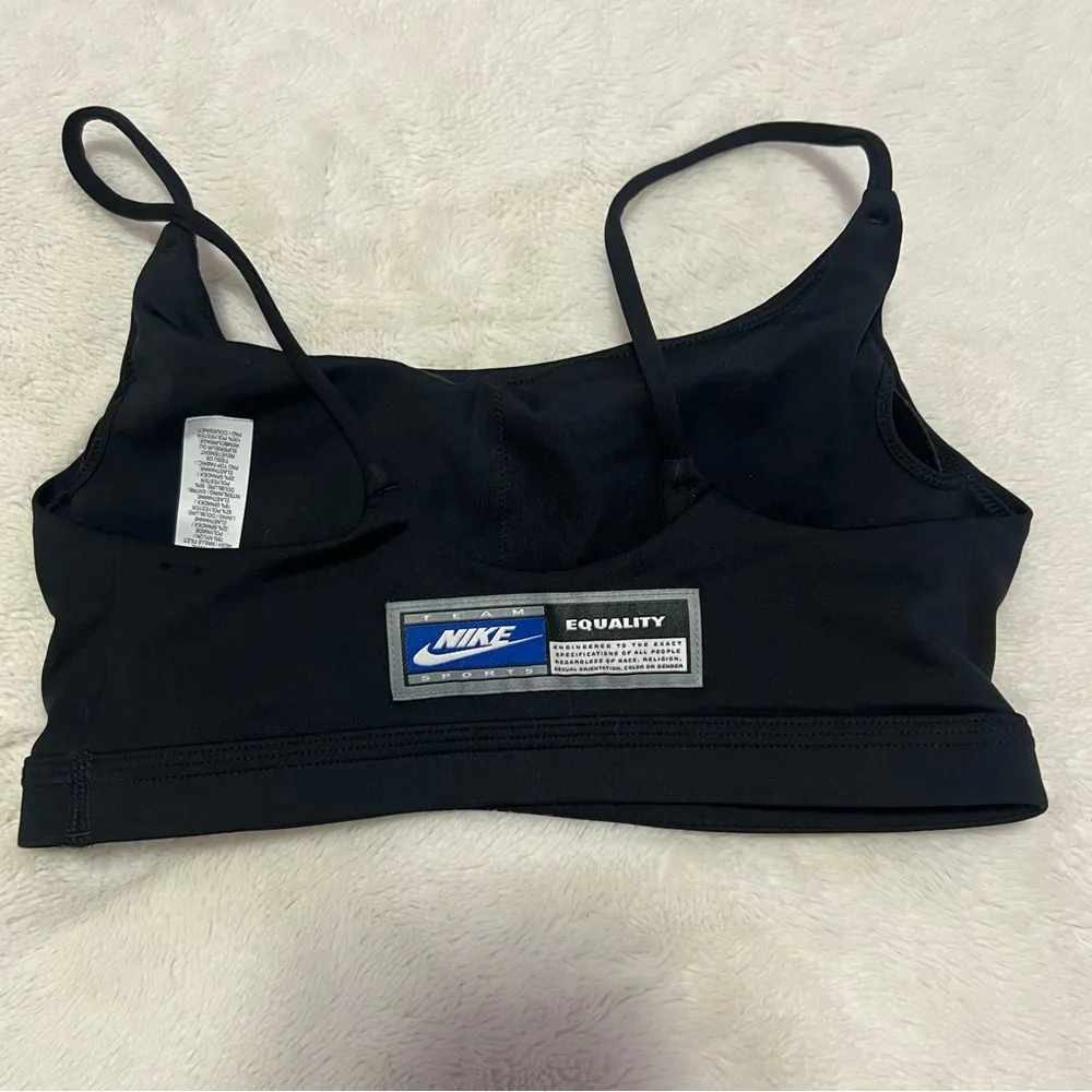 Nike Black Sports Bra - Image 2
