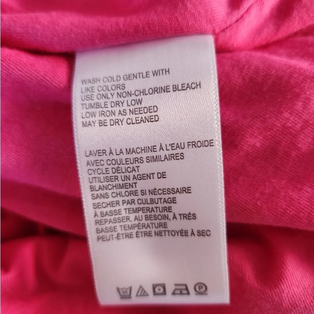 ANTHROPOLOGIE Maeve Twist-Front Sweatshirt Size  Pink XXSmall - Image 10