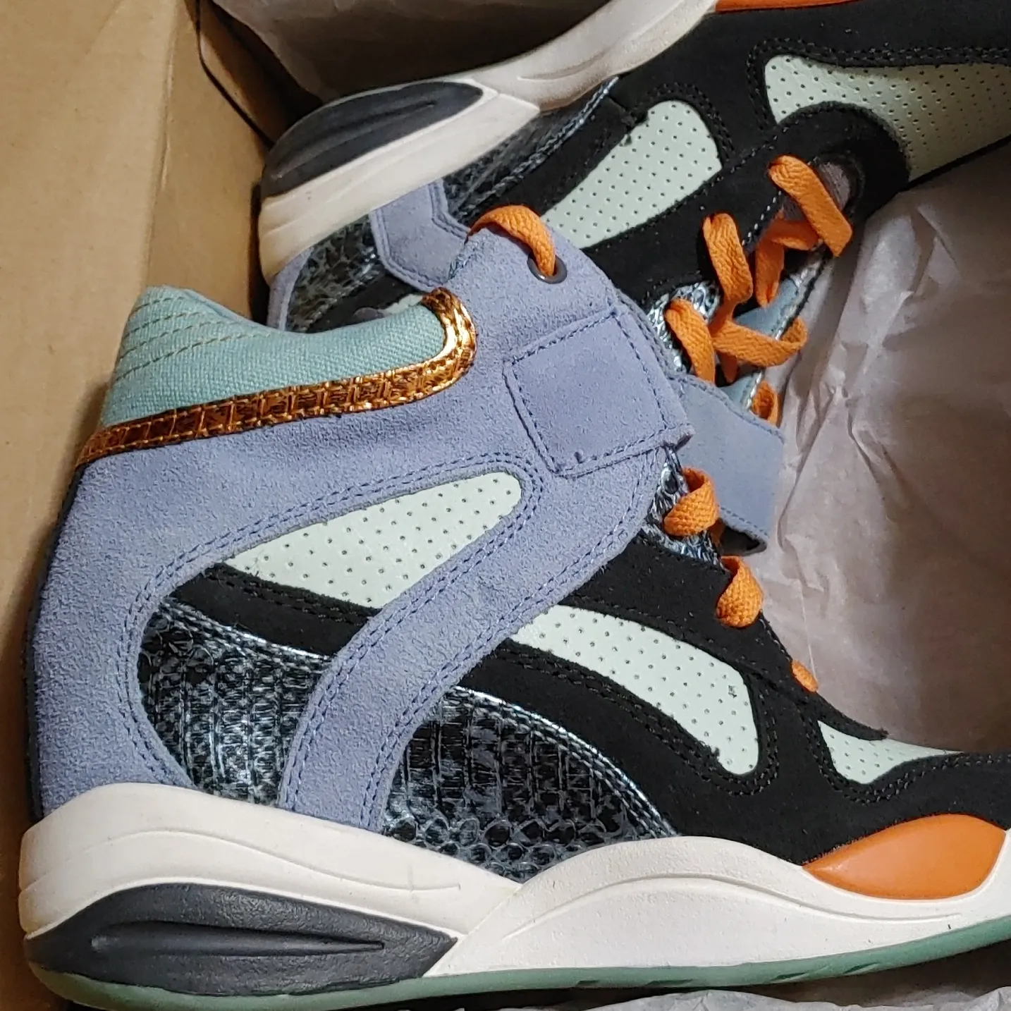 NIB New in Box Skechers SKCH+3 Hidden Wedge City Multicolor - Image 7