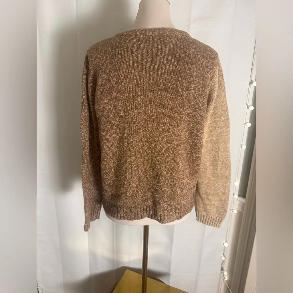 Vintage Tiara International Christmas Cardigan Sweater XL Snowman - Image 3