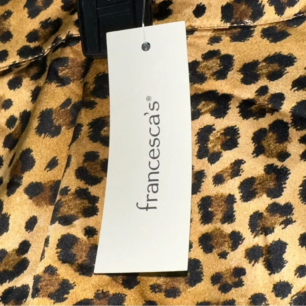 NWT Francesca’s animal, print flare lined mini skirt, women M - Image 7