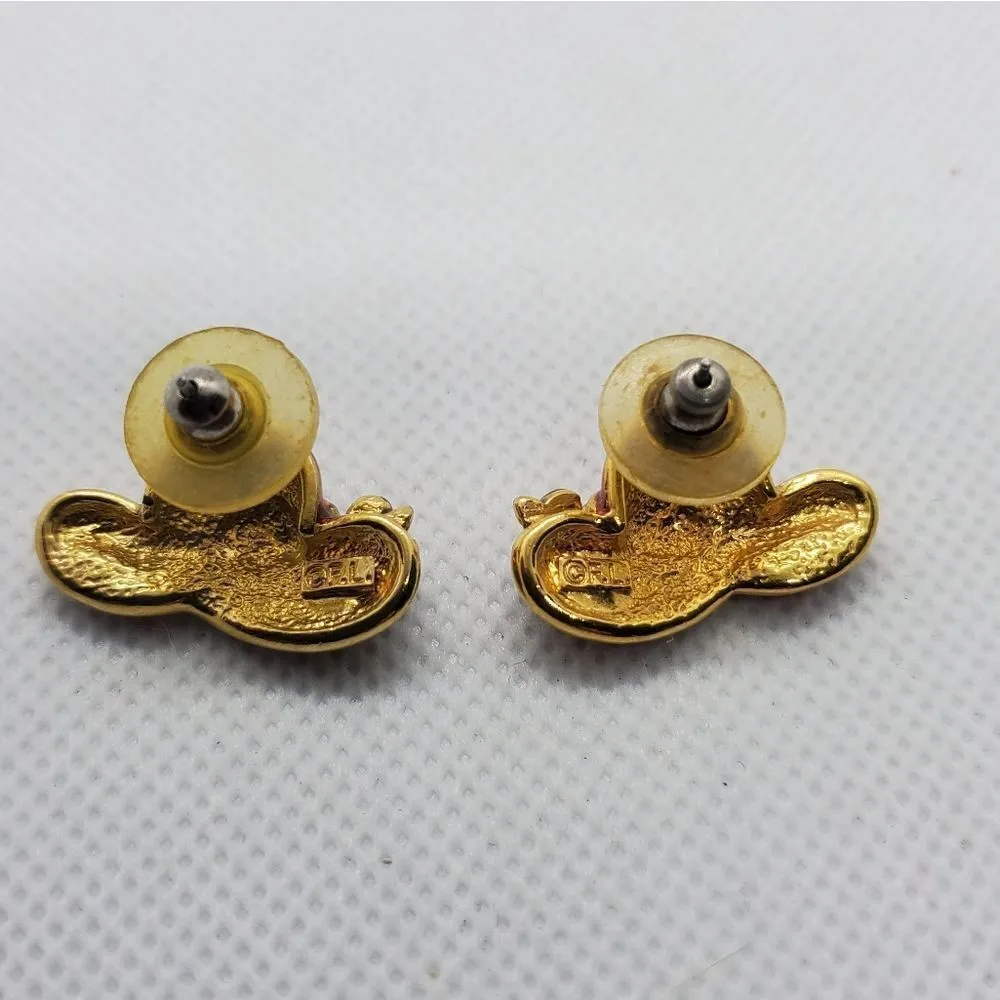 Red Hat Society Earrings Red - Image 3