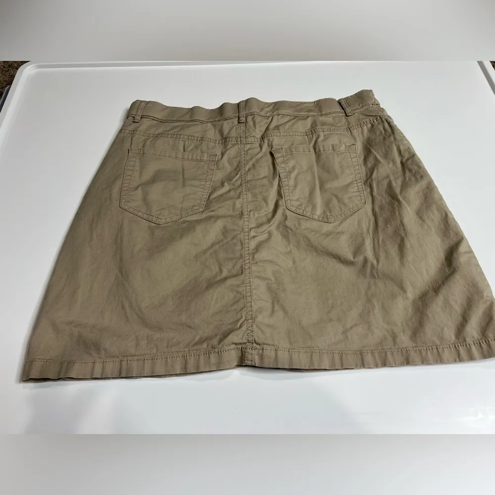 Vintage Croft & barrow khaki skort size 14 - Image 8