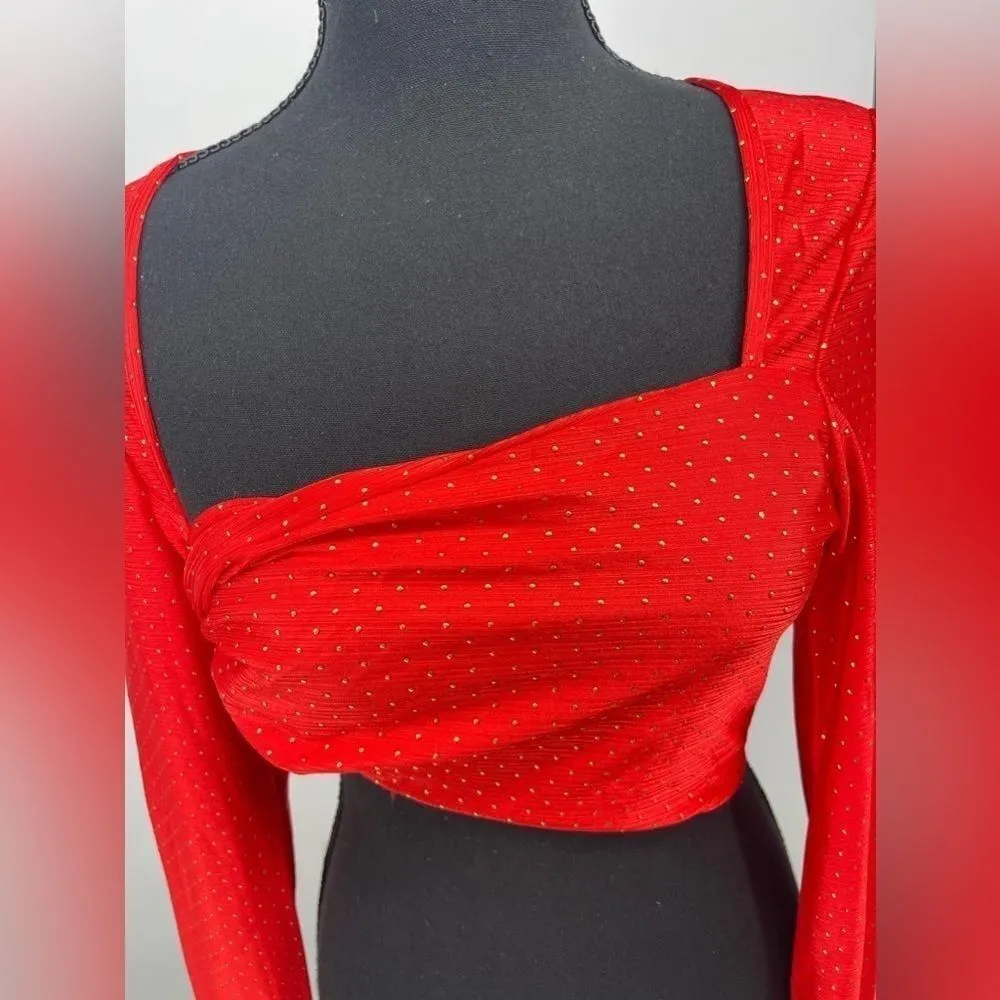 SHEIN red  top‎ size medium - Image 2