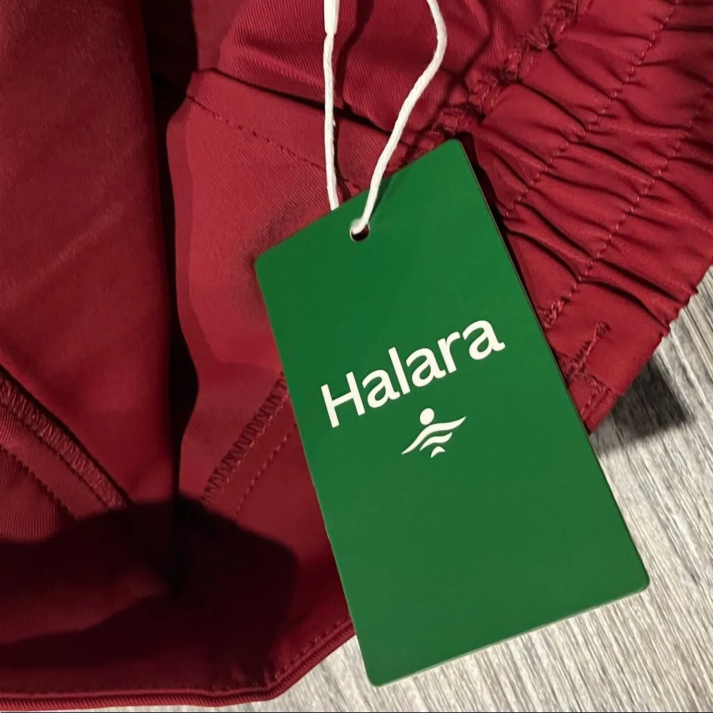 Halara NWT Flex™ High Waisted Zipper Pocket Shirred Straight Leg Work Pant - M - Image 9