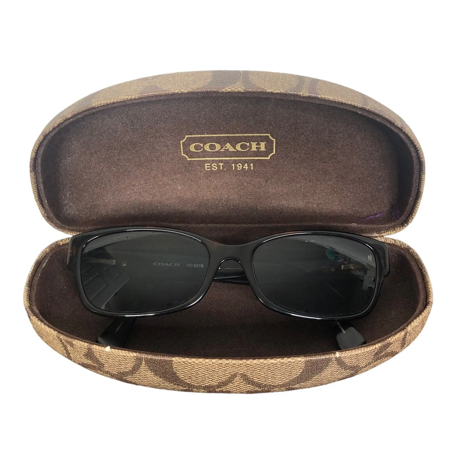 Coach  HC 6078 Eyeglasses FRAMES With Case 5120 Dark Tortoise 52.16.135 *READ* - Image 2