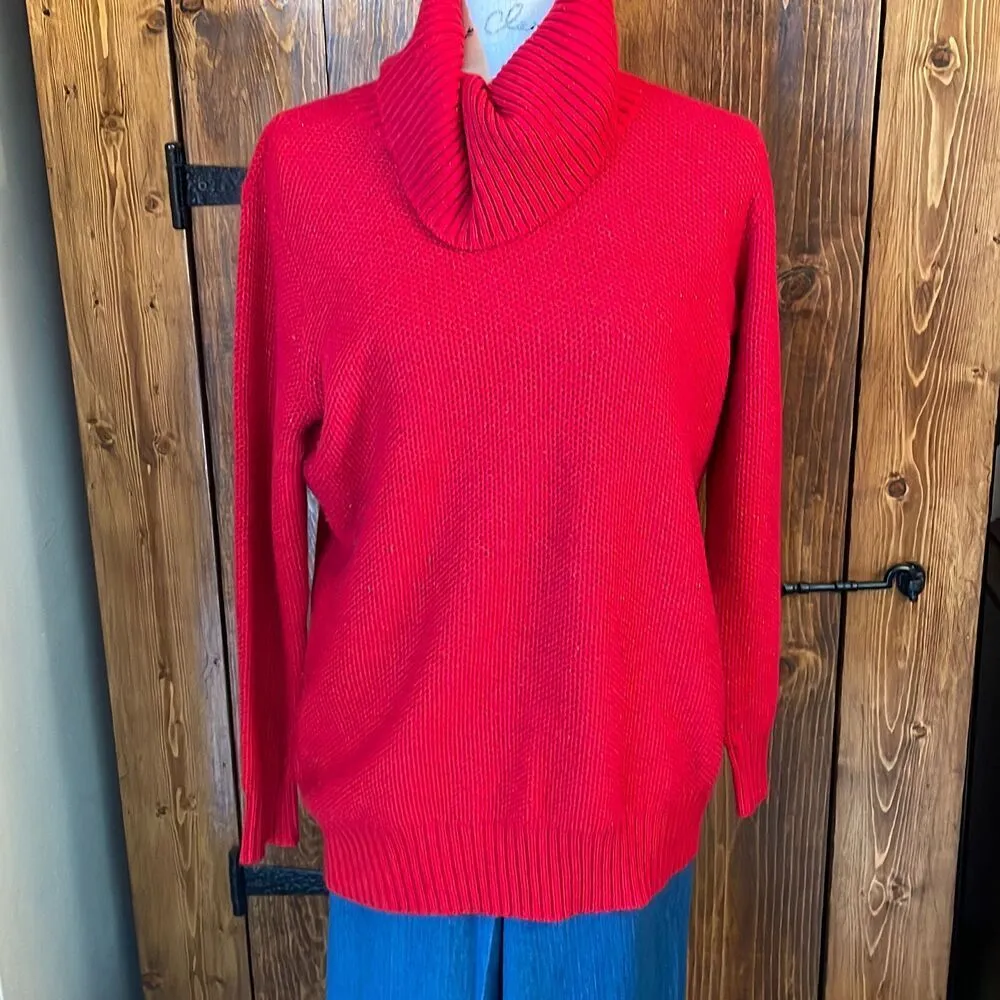 Apt 9 Red Cowell neck sweater￼ - Image 6