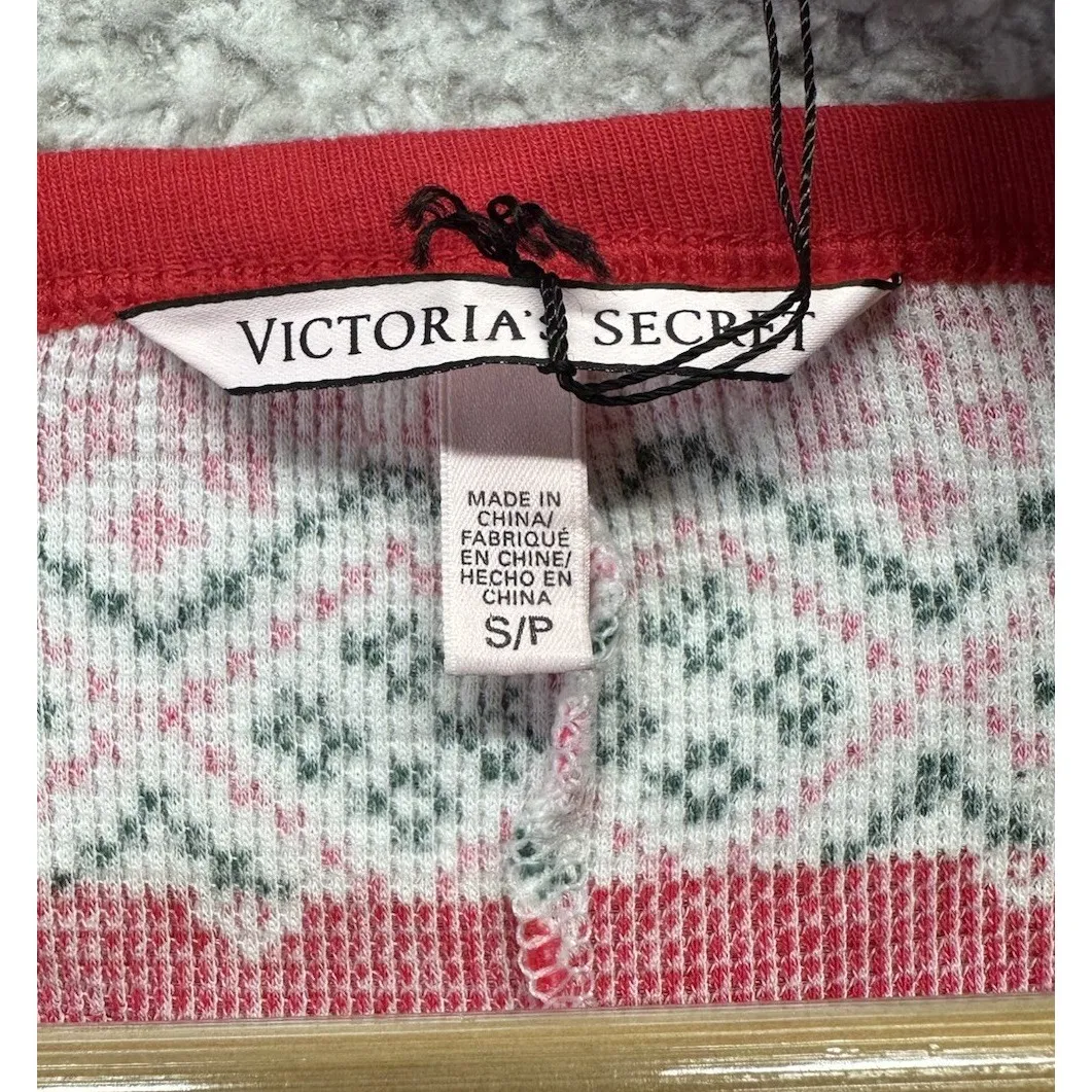 Victoria's Secret Thermal Sleep One Piece Romper Size Small P New With Tags - Image 7